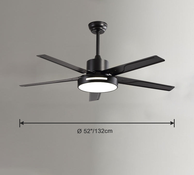AeroSteel Industrial Metal Ceiling Fan