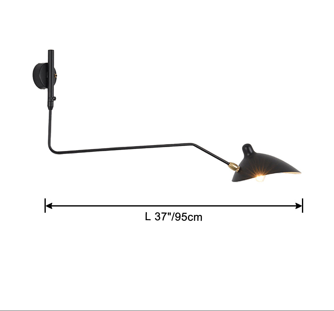 Double Arm Articulated Wall Light