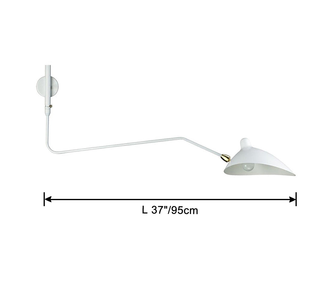 Double Arm Articulated Wall Light