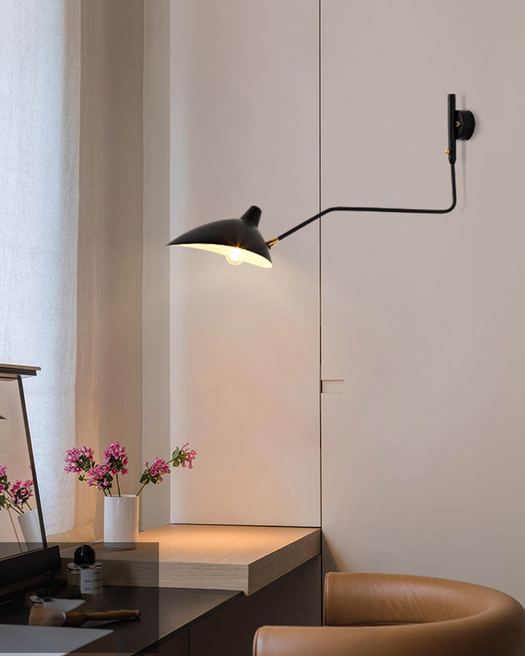 Double Arm Articulated Wall Light