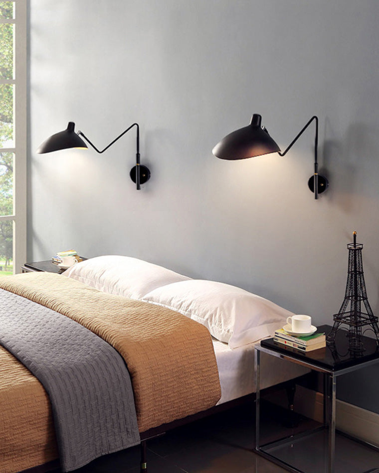 Double Arm Articulated Wall Light
