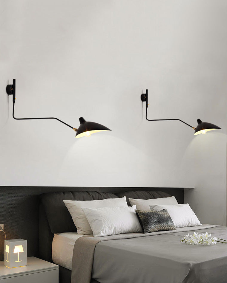 Double Arm Articulated Wall Light
