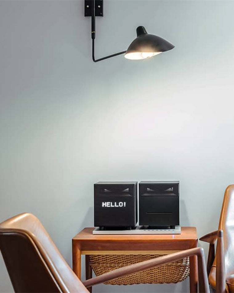Double Arm Articulated Wall Light