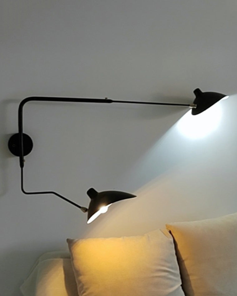 Double Arm Articulated Wall Light