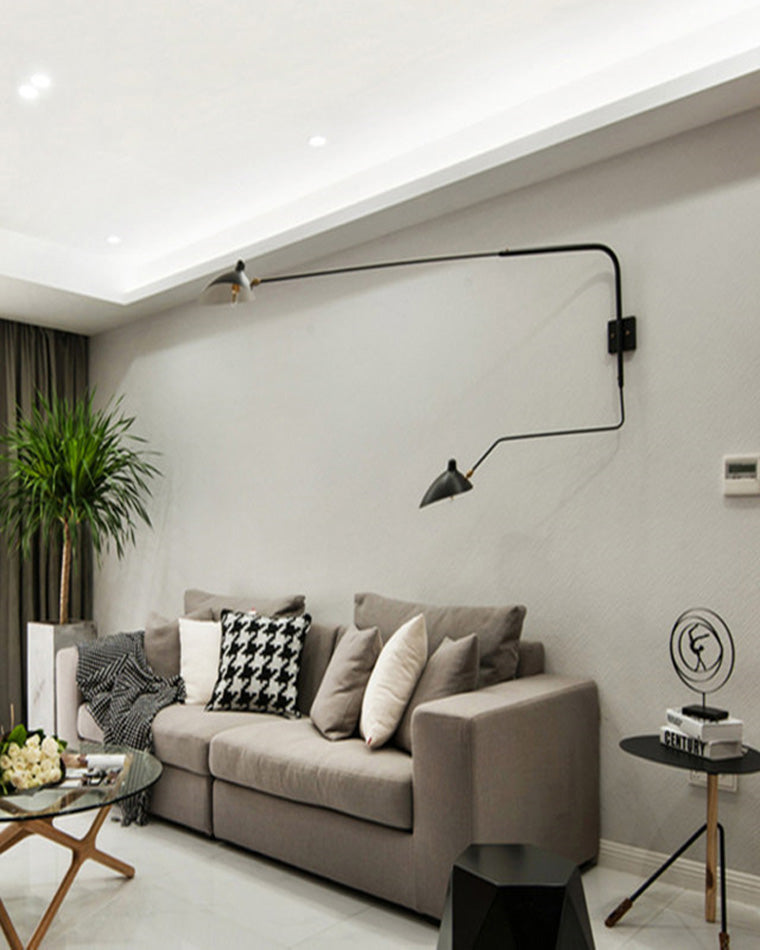 Double Arm Articulated Wall Light