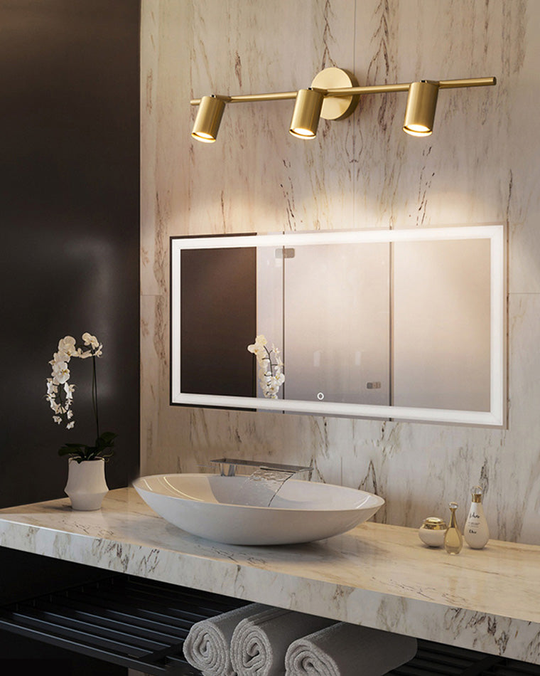 3-Light Bathroom Mirror Wall Light