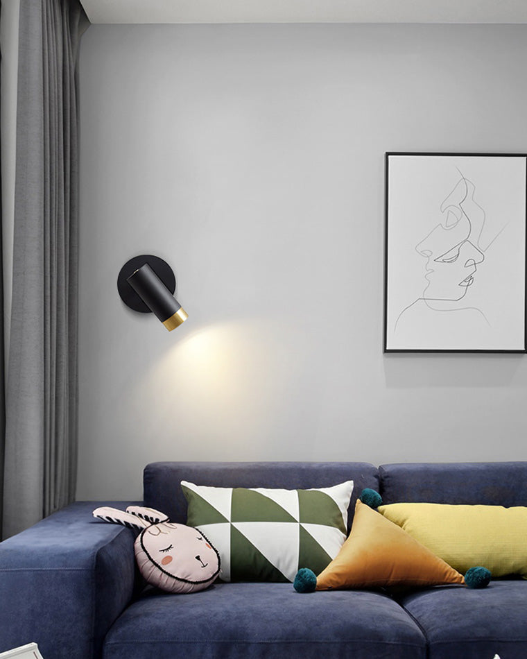 Minimalist Adjustable Wall Spotlight