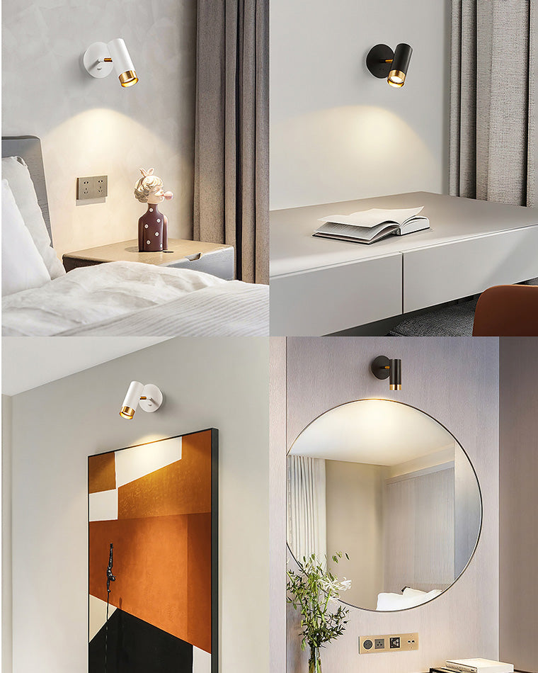 Minimalist Adjustable Wall Spotlight