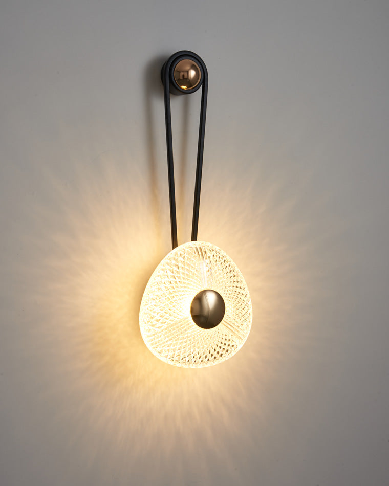 Modern Textured Acrylic Wall Sconce
