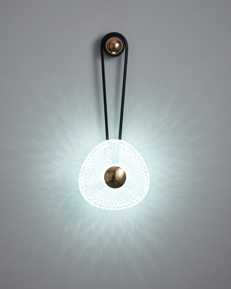 Modern Textured Acrylic Wall Sconce