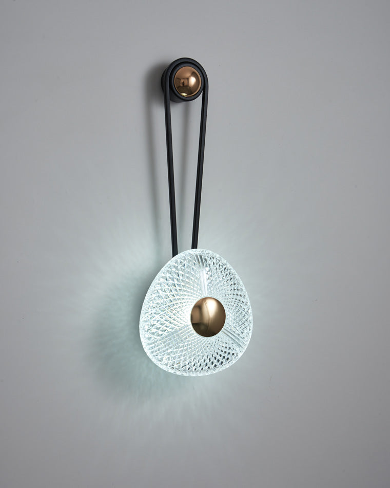 Modern Textured Acrylic Wall Sconce