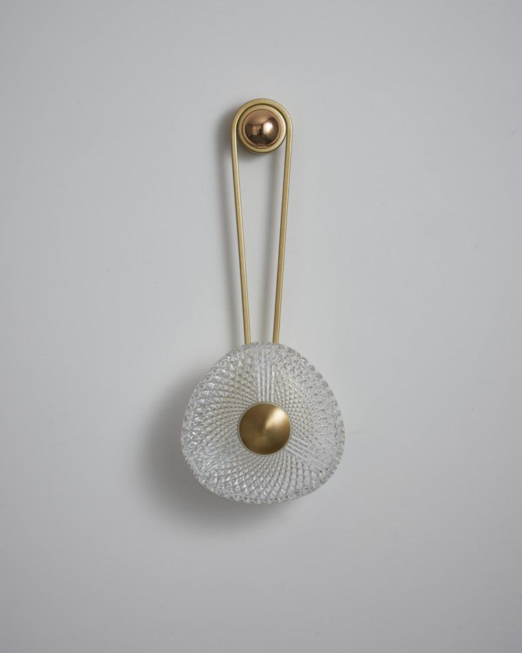 Modern Textured Acrylic Wall Sconce