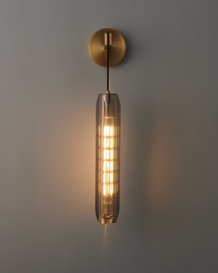 Hanging Crystal Wall Light