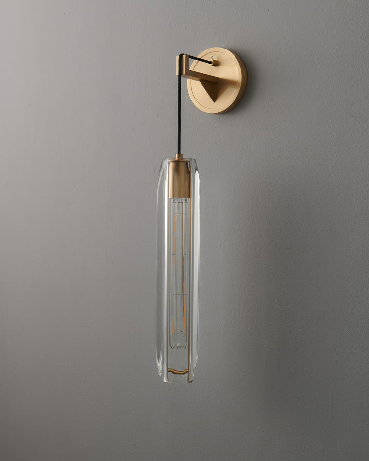 Hanging Crystal Wall Light