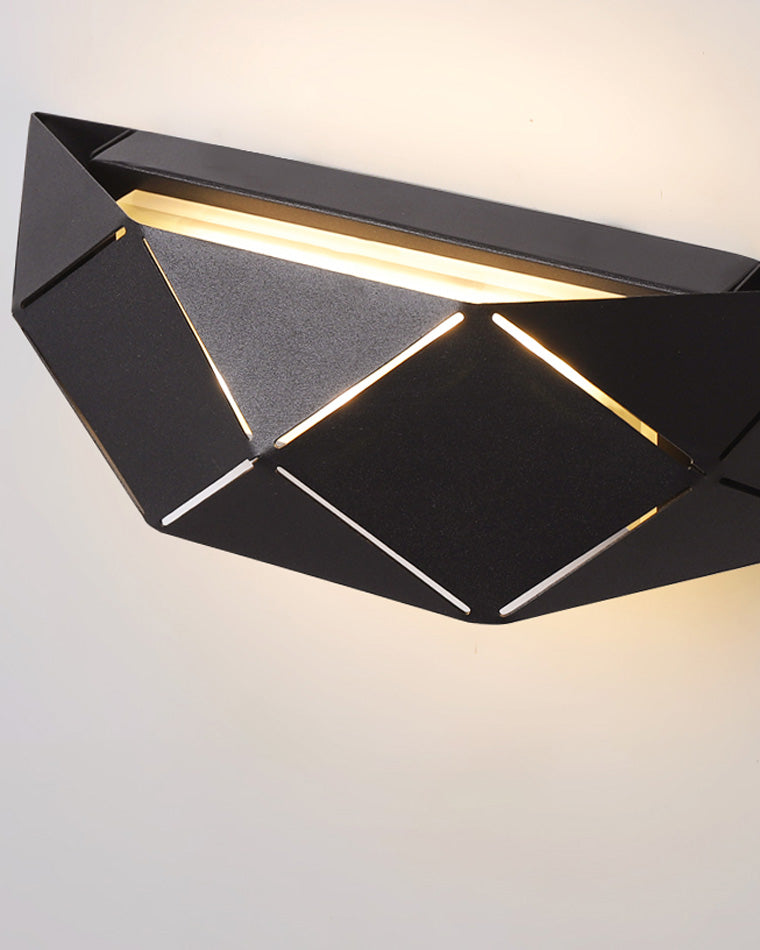 Ultra Modern Half Shade Wall Sconce