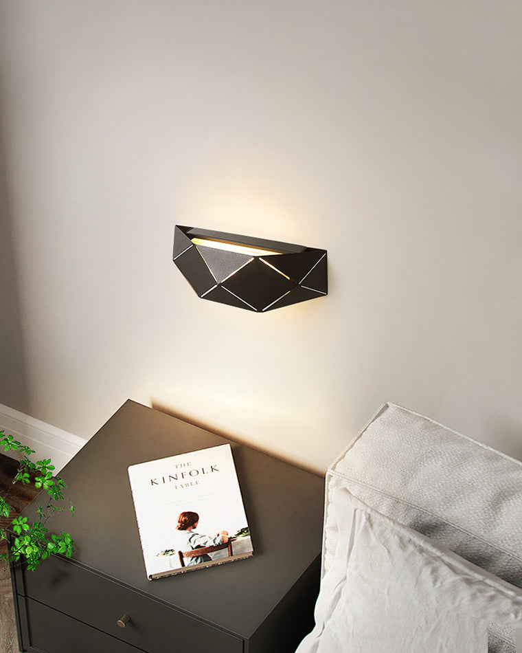 Ultra Modern Half Shade Wall Sconce