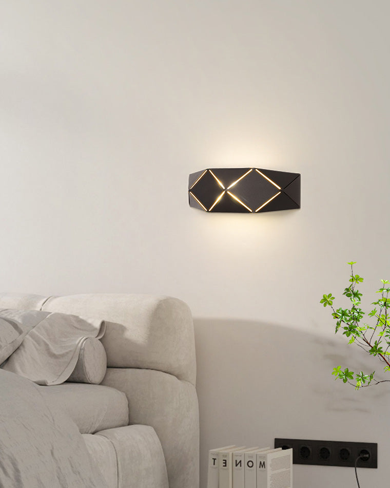 Ultra Modern Half Shade Wall Sconce