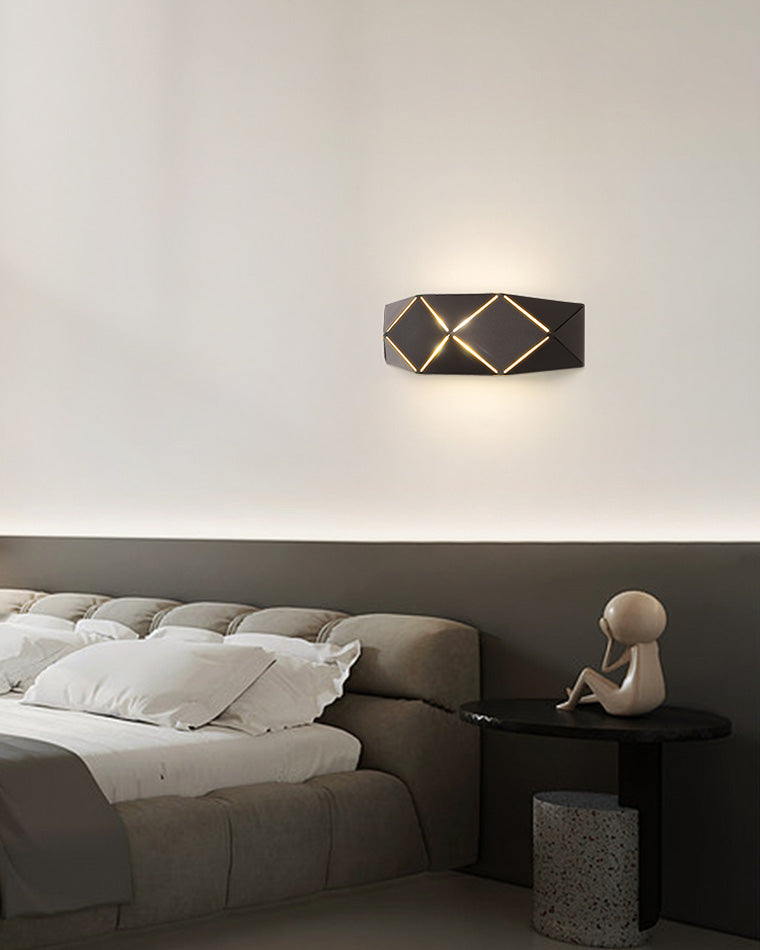 Ultra Modern Half Shade Wall Sconce