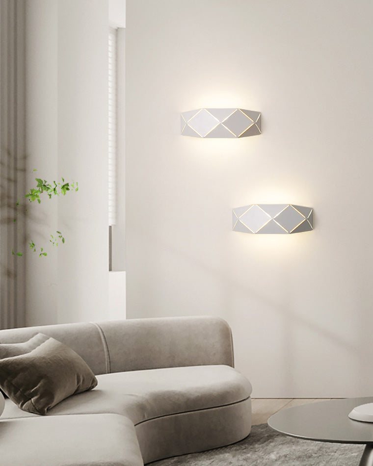 Ultra Modern Half Shade Wall Sconce