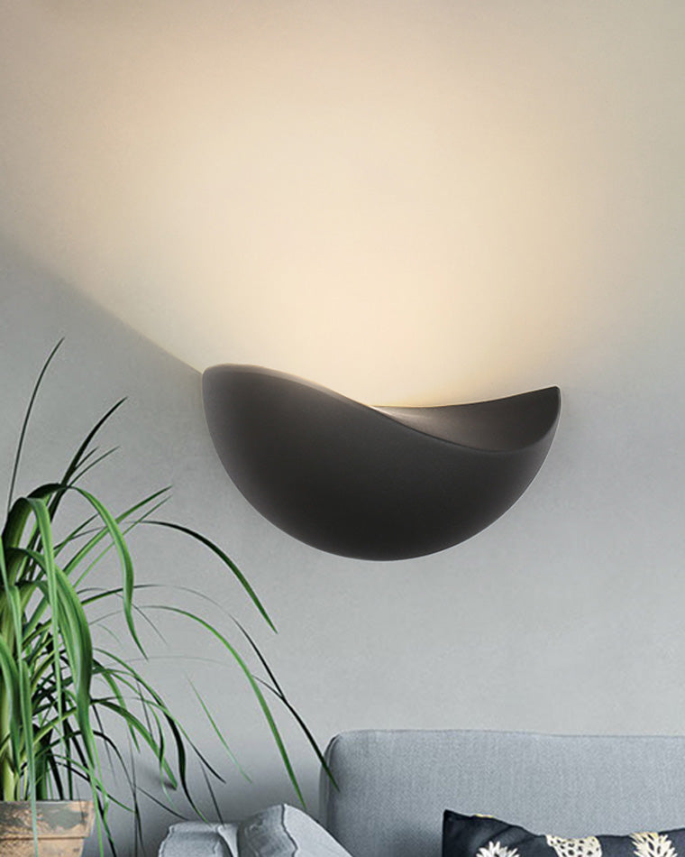 Crescent Outdoor Wall Sconce - Contemporary Lighting