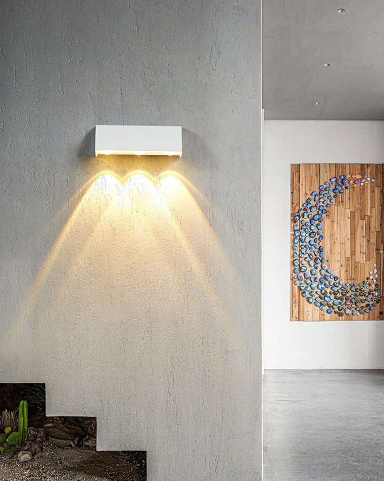 Applique Murale Extérieure Downlight Noire – Éclairage Minimaliste et Élégance Moderne