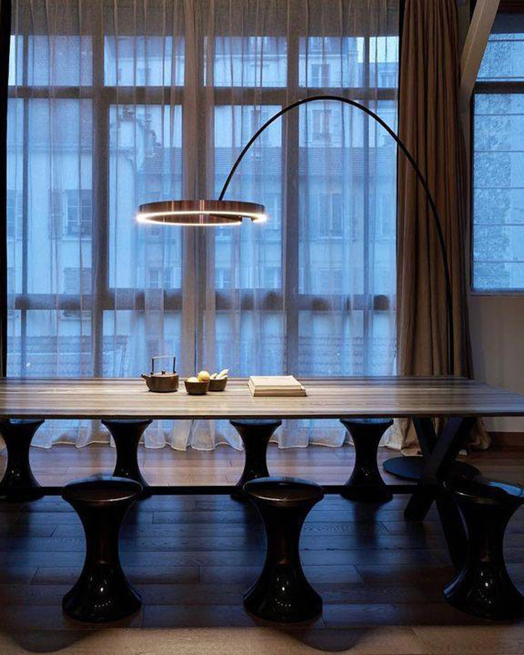 LED Circular Arc Floor Lamp