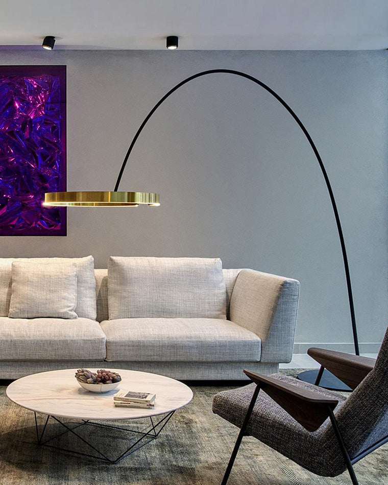 LED Circular Arc Floor Lamp