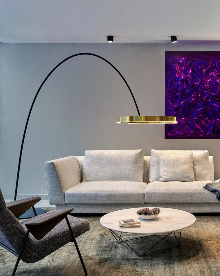 LED Circular Arc Floor Lamp