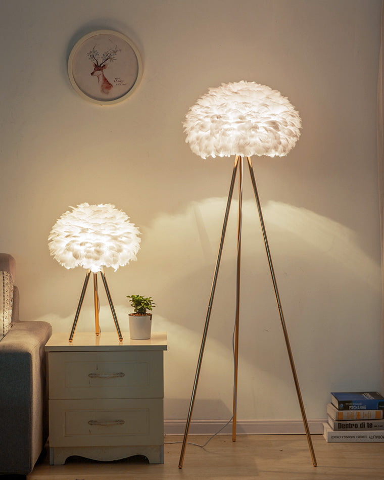 Lampadaire Trépied "Feather"