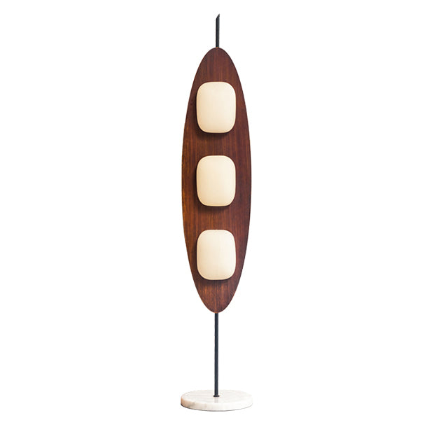Eclipse Wood Floor Lamp