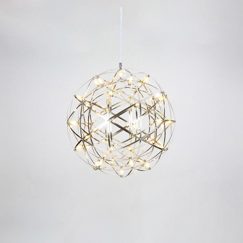 Lustre Céleste en Sphères Lumineuses
