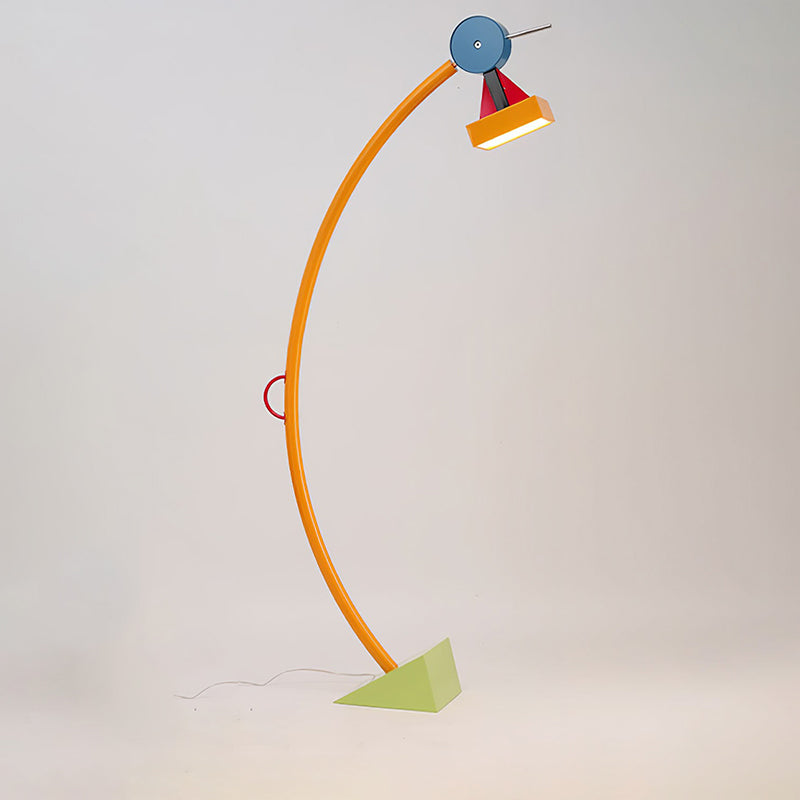 Multicolored Arc Floor Lamp