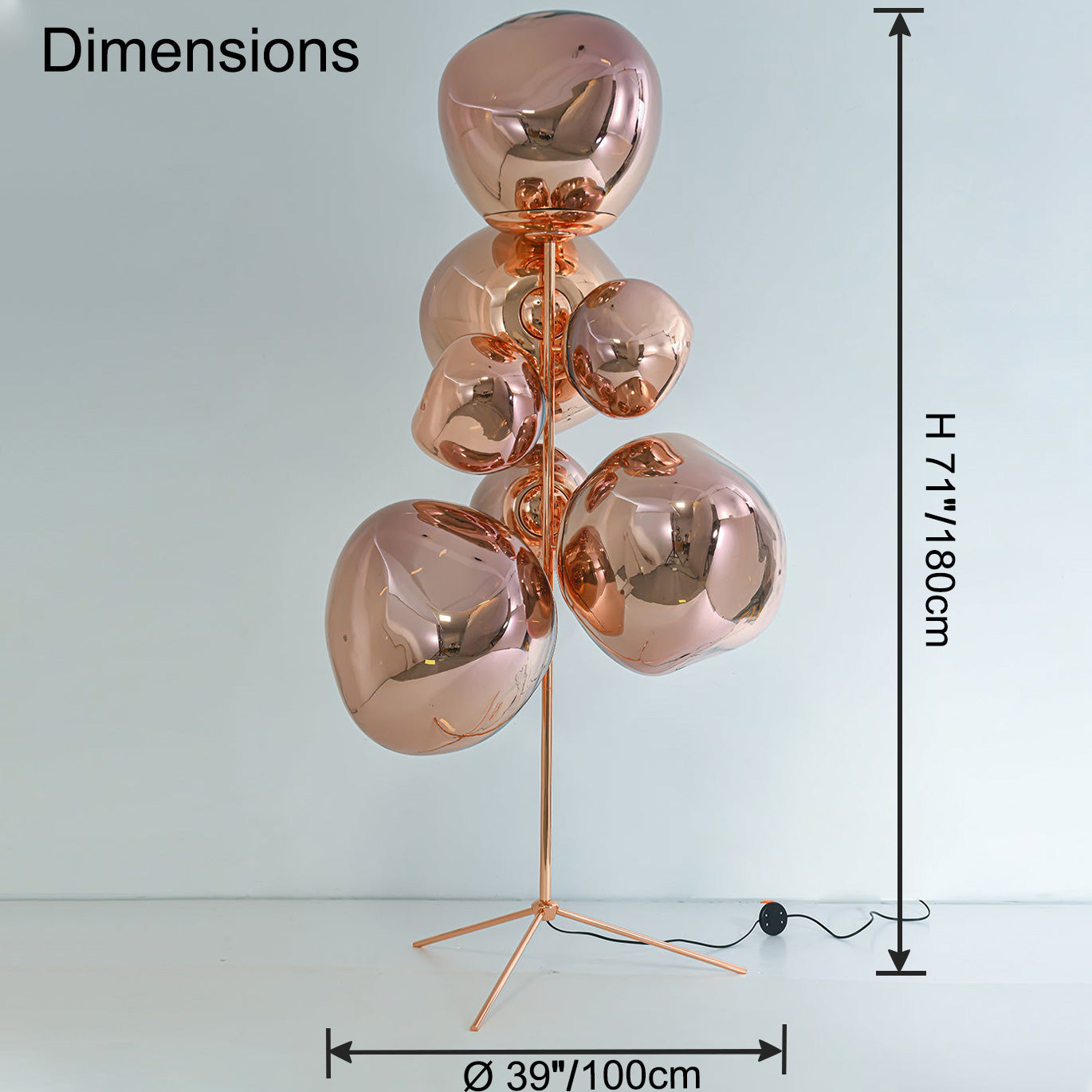 "Molten Lava" floor lamp