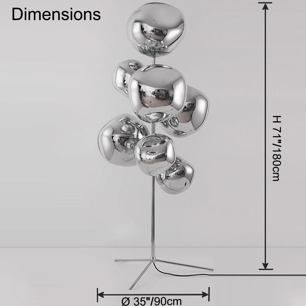 "Molten Lava" floor lamp