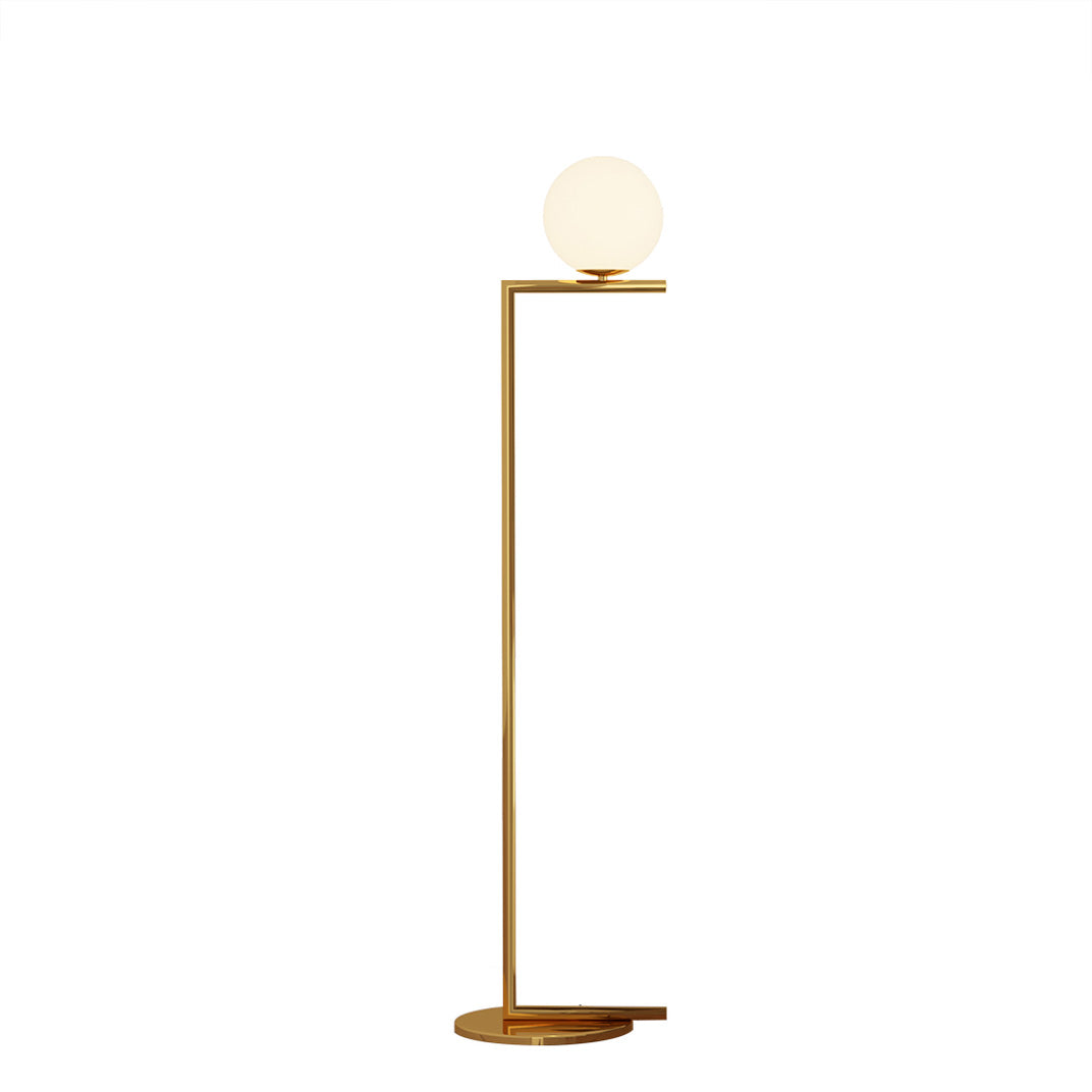 Lampadaire Globe en Verre