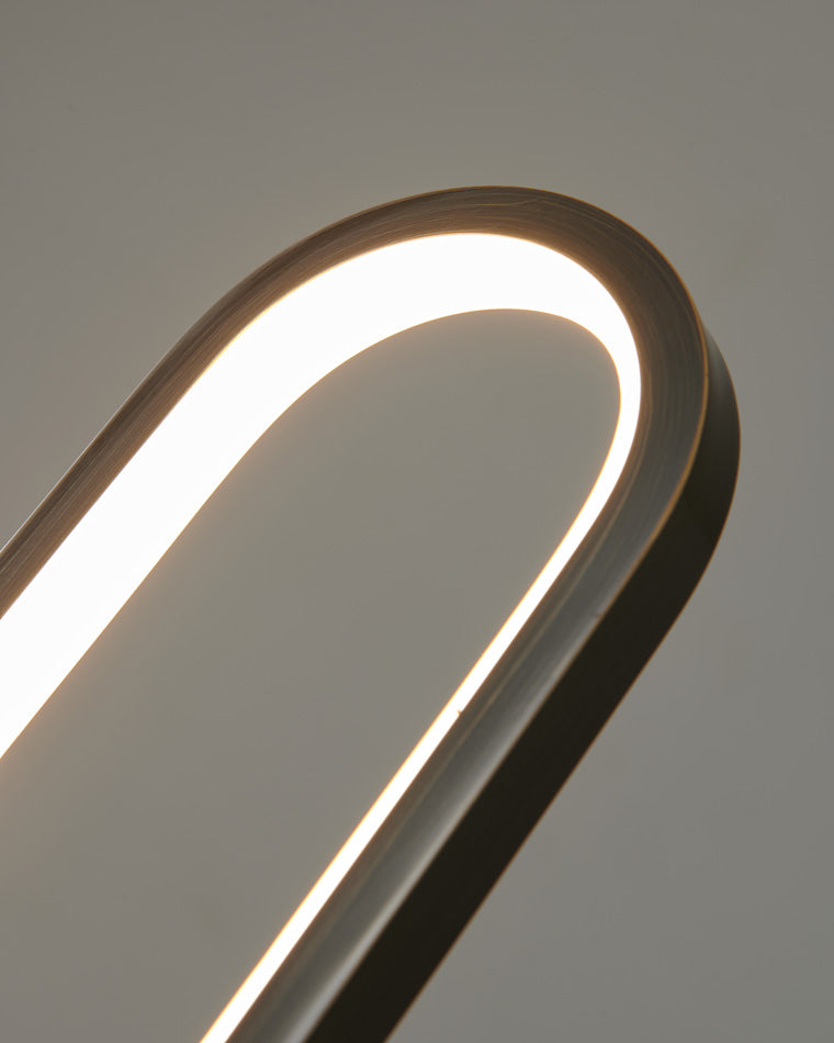 Oval Table Lamp - Brass Skin