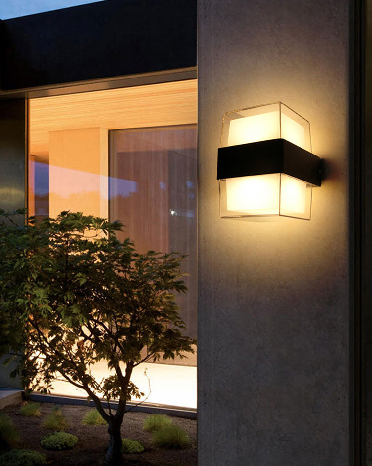 Applique Murale Extérieure Cubo Lux – Éclairage Géométrique Moderne