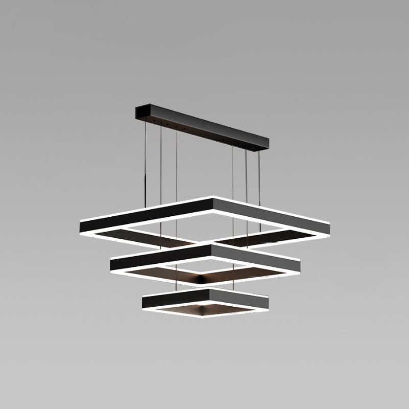Square Cascade Chandelier
