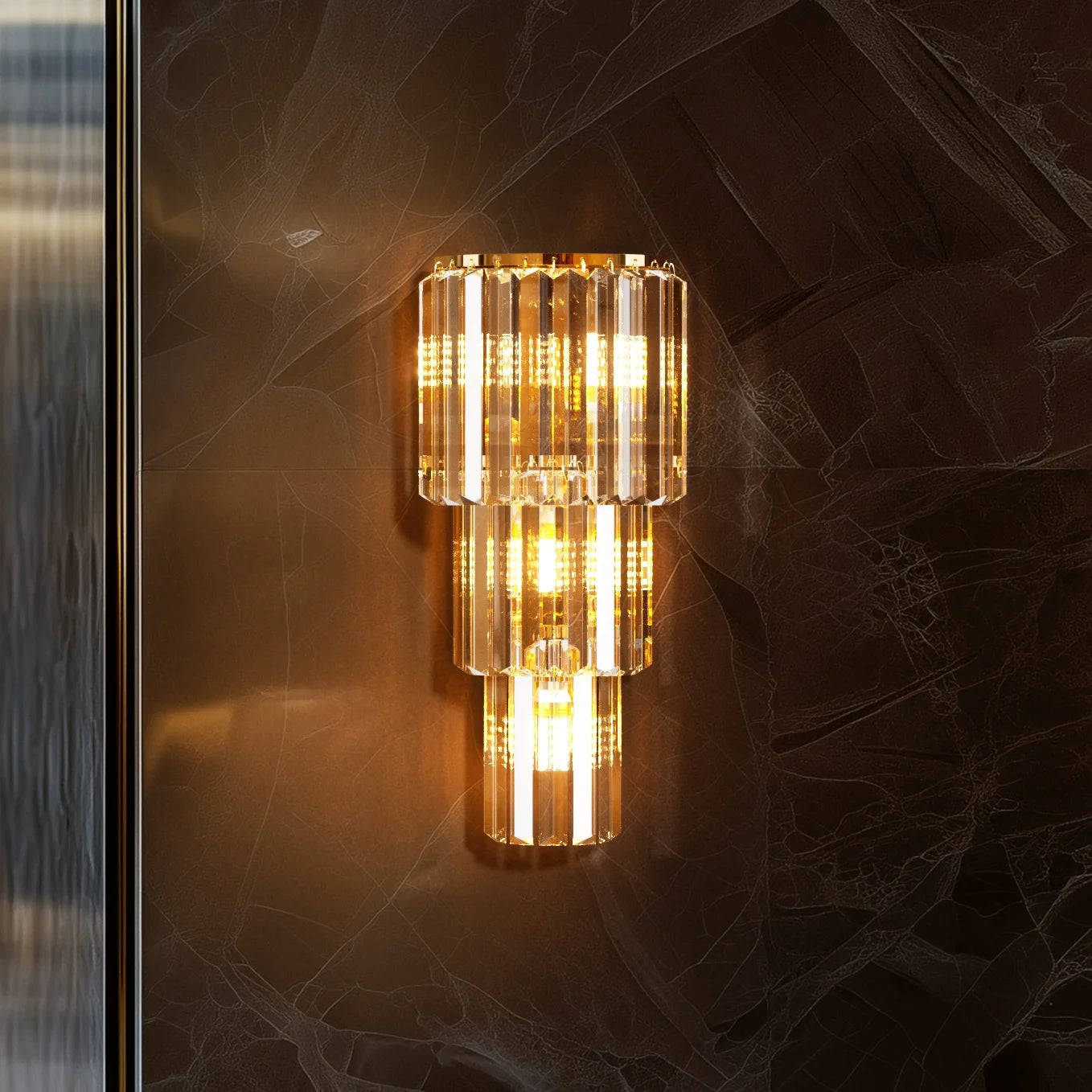 Applique Murale En Verre Moderne Premium Dimmable