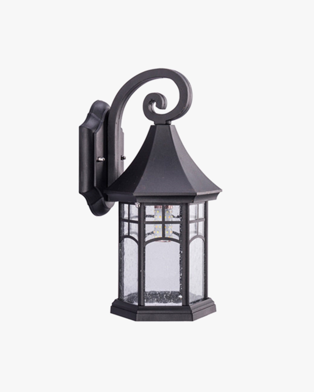 Applique Murale Extérieure Colonial – Éclat Vintage Noir et Marron