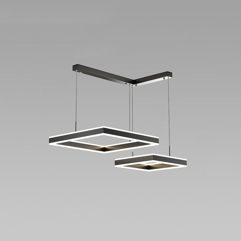 Square Cascade Chandelier
