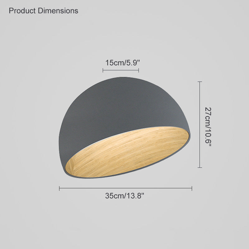 Dome Asymmetrical Recessed Ceiling Light
