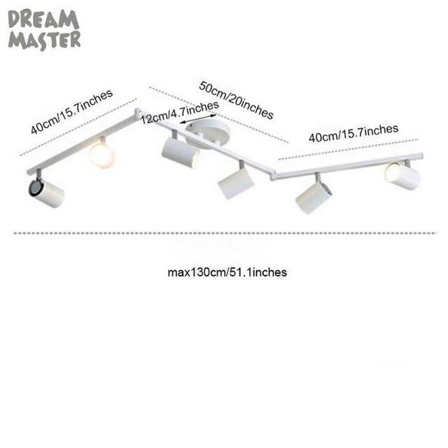 Barre de Spots LED Ajustables