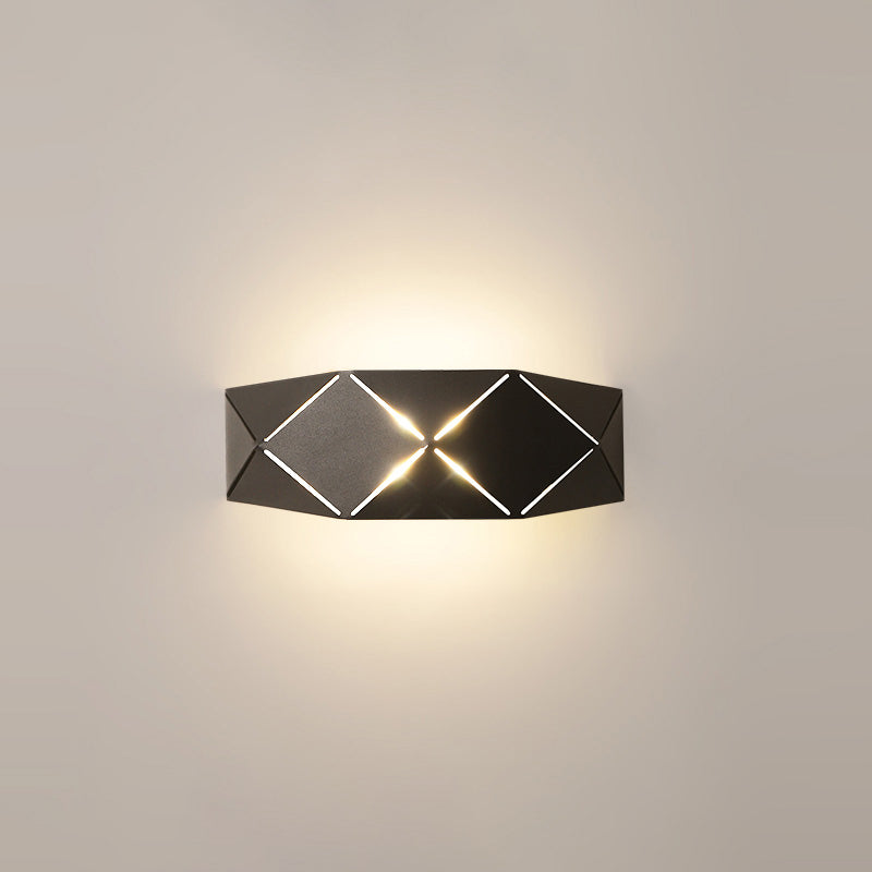 Ultra Modern Half Shade Wall Sconce