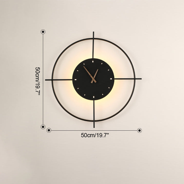 Horloge Murale Lumineuse avec LED