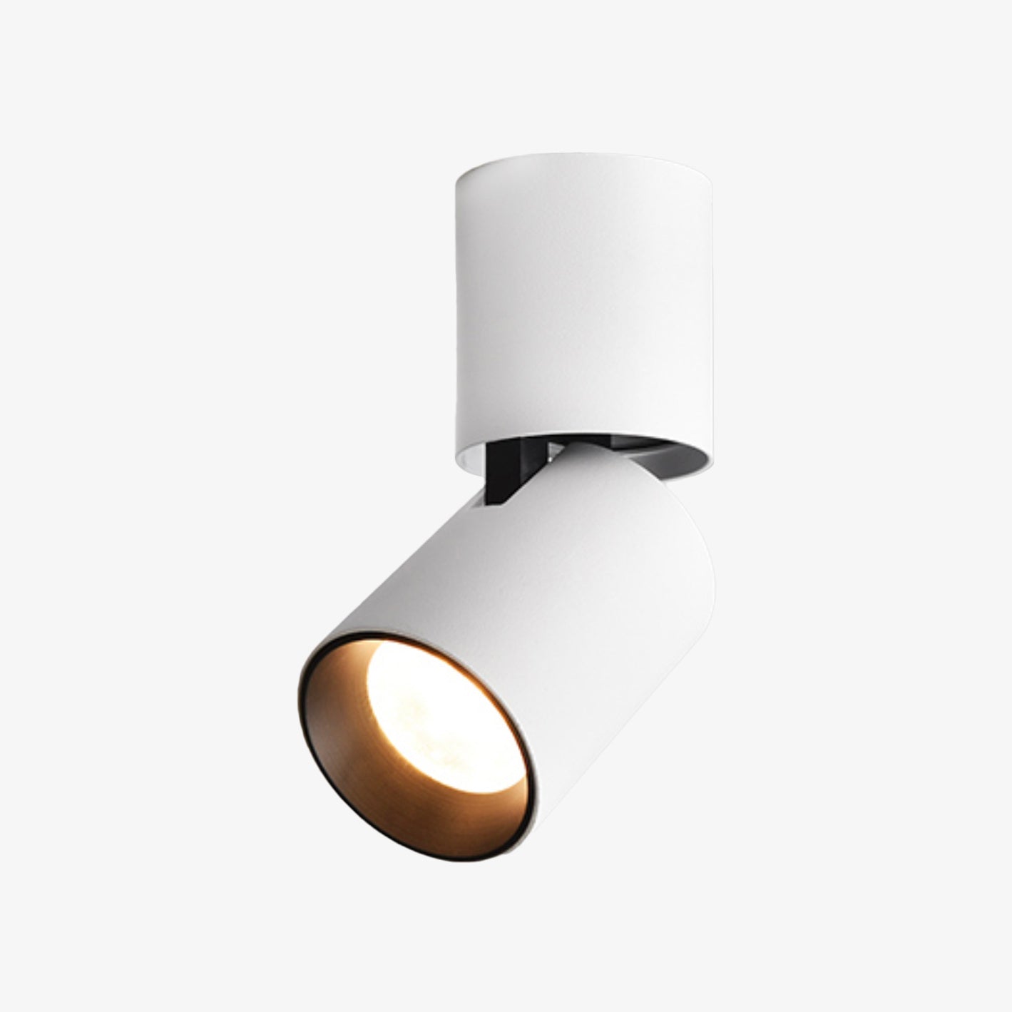 Cylindre LED Orientable - Éclat Minimaliste Plafonnier Suspendu-2
