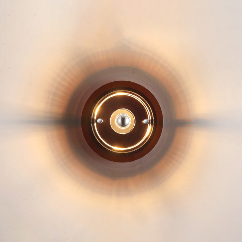 Round Colorful Accent Wall Sconce