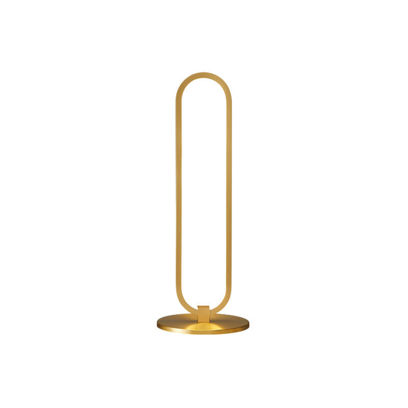 Oval Table Lamp - Brass Skin