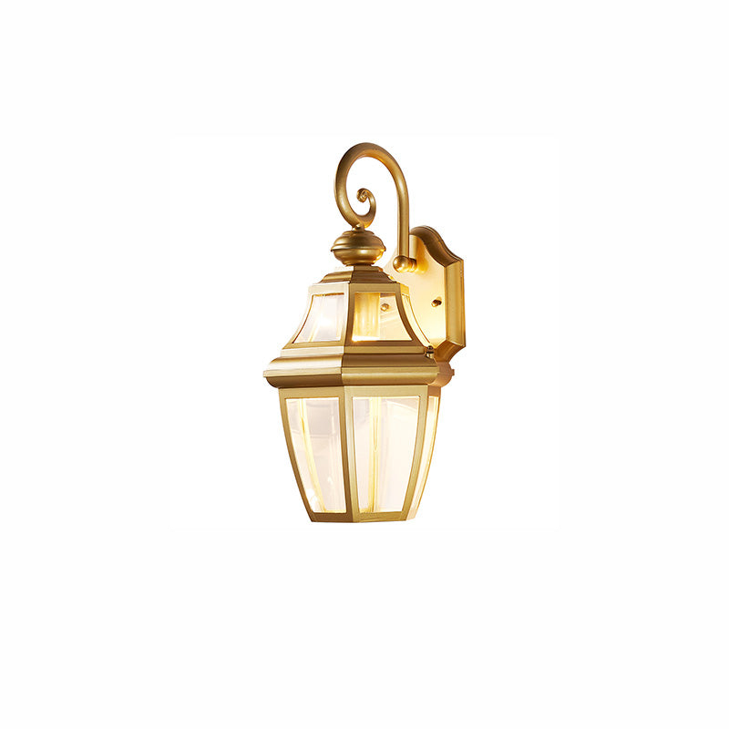Colonial Gold Outdoor Wall Sconce – Classic Charm and Refined Radiance