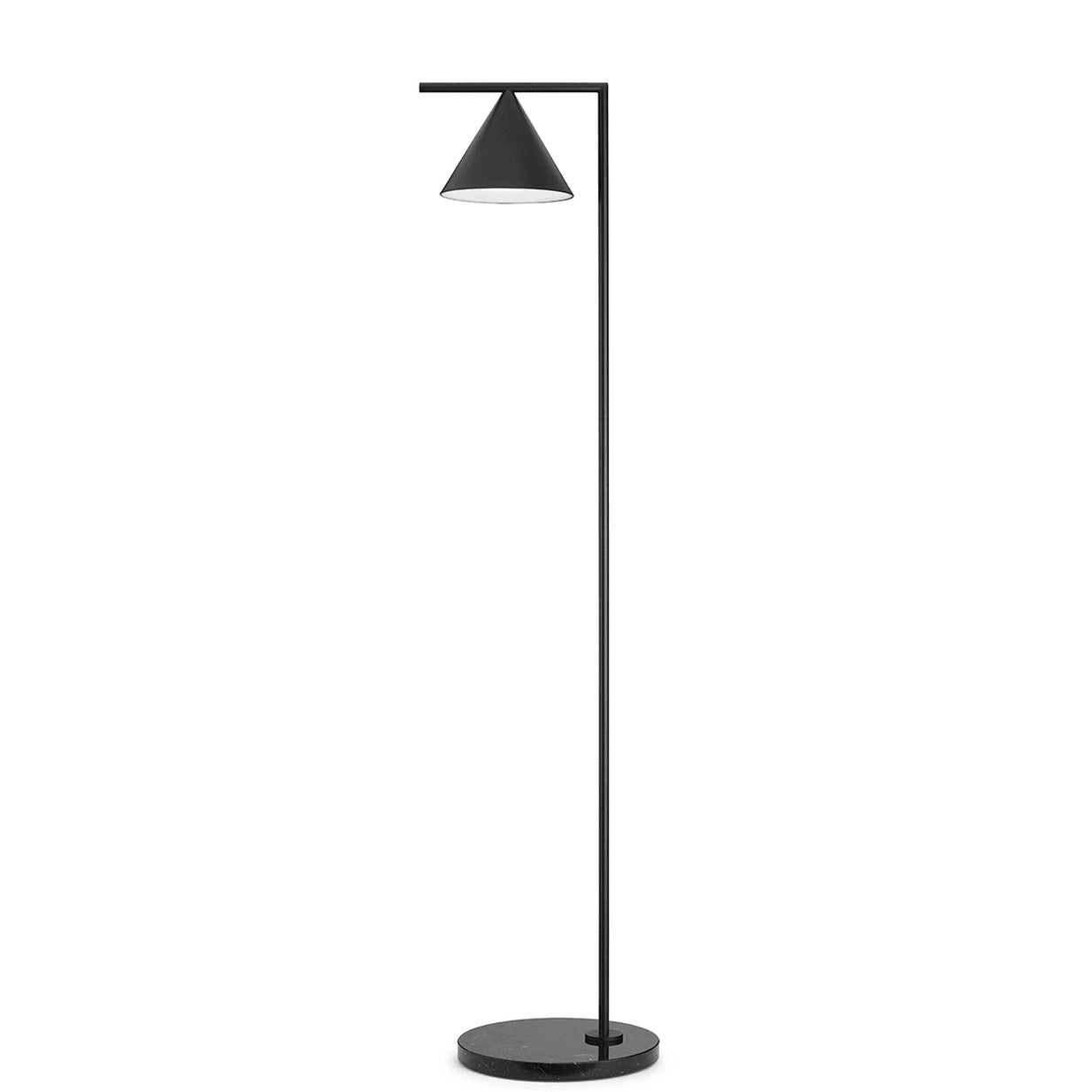 Lampadaire Réglable Abat-jour Conique